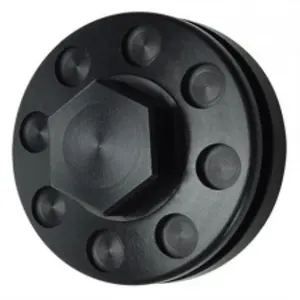 Good quality CNC machined black aluminum round right hand thread Valve Tappet Covers Factory price