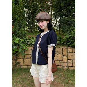 Camiseta para mujer más vendida, cuello mandarín, nuevo diseño, embalaje compacto, suministro de Vietnam, moda femenina, muestra gratuita - Product Image 3