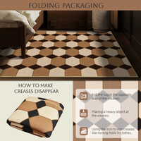 Vente en gros sur mesure 5x7 imperméable super mince doux tapis de couloir antidérapant bureau salon tapis pour canapé chambre