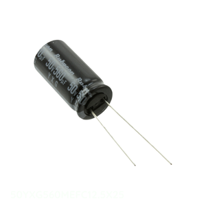 ตัวเก็บประจุแบบรูทะลุ 560 ยูเอฟ อลูมิเนียม 560UF 20% 50V แบบขาเรเดียล 50YXG560MEFC12.5X25 - Product Image 1