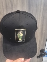 Gorra de Béisbol Deportiva de Gamuza Negra de Lujo con Pedrería, Bordado a Mano, Diseño Personalizado con Patrón Cruzado e Imagen en Relieve para Hombre y Mujer