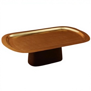 Bandeja Ovalada de Metal para Chocolates, Bandeja de Chocolate Hecha a Mano, Clásica y Elegante, Nueva Bandeja de Metal para Chocolates - Product Image 1