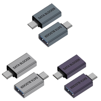 Bloqueador de Datos USB de Regalo Promocional para iPhone y Android, Adaptador de Carga USB-A y USB-C, Protege Contra el Robo de Datos en Público