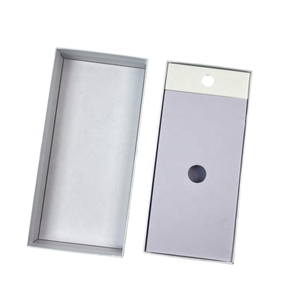 กล่องบรรจุภัณฑ์โทรศัพท์มือถือพิมพ์โลโก้ได้ กล่องแข็งสีขาวแบบฝาเปิดยกออกได้ สำหรับ iPhone / <span class=keywords><strong>Samsung</strong></span> สมาร์ทโฟน ผลิตจากโรงงานโดยตรง บรรจุภัณฑ์สั่งทำได้ - Product Image 6