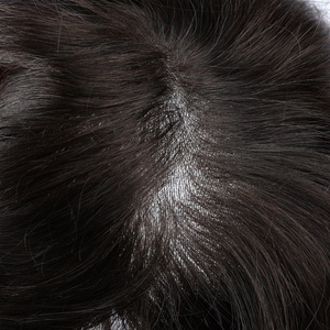 Pelucas de Cabello Humano BIO Base para Hombre, Sistema Capilar Masculino, Cabello para Hombres, Mejor Precio, Buena Calidad, Corte de Cabello 1B - Product Image 4