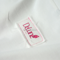 T-shirt en coton blanc à manches longues, surdimensionné, de haute qualité, avec impression de logo personnalisée