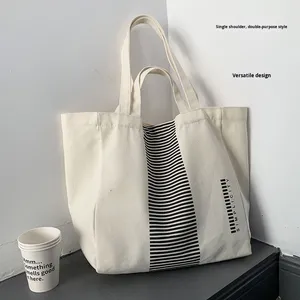 Borsa Tote in Tela di Cotone Personalizzata per Donna, Resistente, con Stampa Logo Personalizzata, Ideale come Borsa per lo Shopping <span class=keywords><strong>o</strong></span> Regalo - Product Image 3