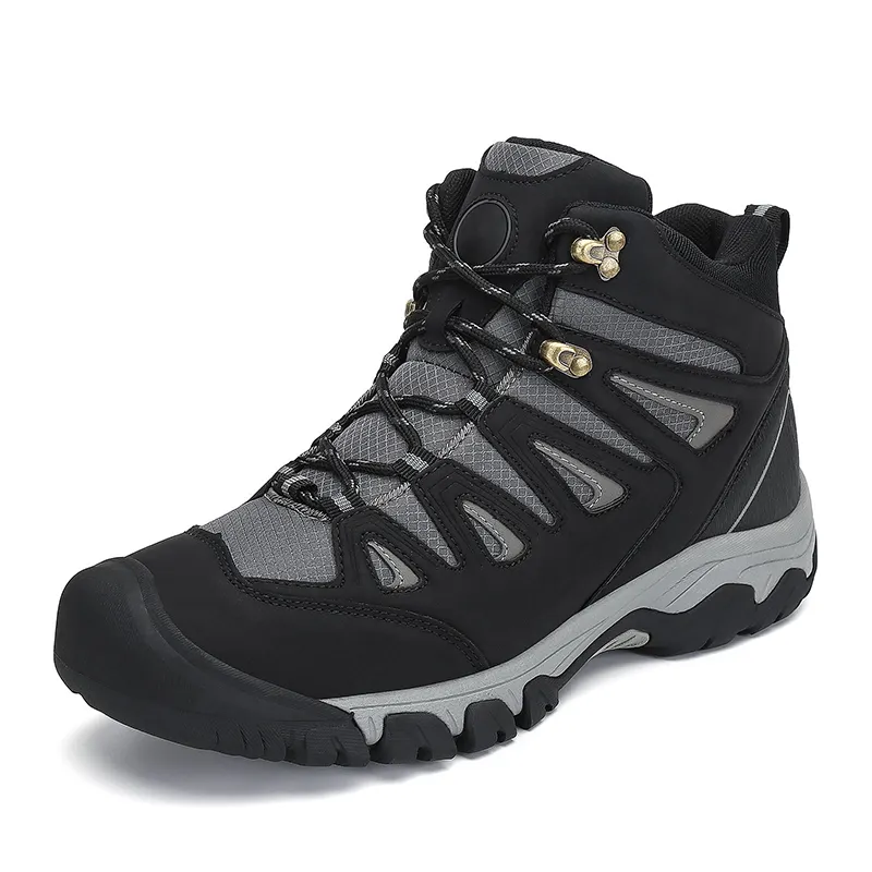 NAIKEWAY men keep warm snow boots best non slip hiking boots Waterproof durable trekking hiking shoes men women