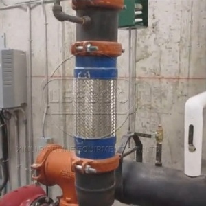 Kết nối mặt bích/Hàn linh hoạt sóng SS mở rộng khớp nối dây thép không gỉ bện ống kim loại ống - Product Image 2