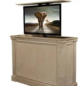 Elevador de TV motorizado, ajustable, 32 "-70", apto para televisores medianos y grandes, soporte Vertical motorizado, altura ajustable