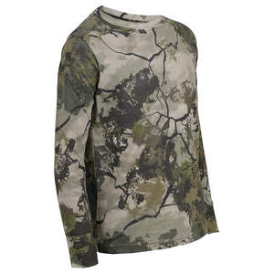 Camisa Táctica de Caza de Lona para Hombre, Invierno, 100% Acrílico, Antiestática, Antipolvo, Transpirable, de Secado Rápido, Manga Larga, Cuello Redondo - Product Image 2