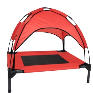 Tragbares erhöhtes Haustier bett mit Baldachin OEM Luxus Faltbare Camping kühlung Erhöhtes Hunde bett Rot klein mit Baldachin Haustier bett - Product Image 3