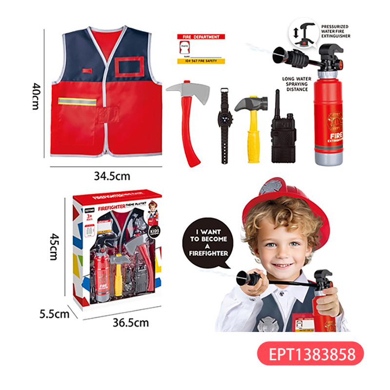 EPT1383858 - Gilet extincteur jouet pompier (24 pièces/carton)