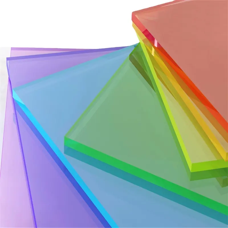 Factory Direct Sell PMMA Acrylic Board Plastic High Density Sheet Heat Resistant Clear Colourful Matt