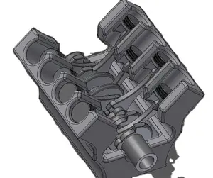 Model Desain Otomotif Cetak 3D Bagian Mobil
