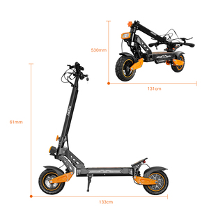 Patinete Eléctrico Plegable con Batería de Litio GPS, Aleación de Aluminio Ligera, Batería Extraíble para Adultos - Product Image 1