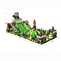 Château gonflable écologique pour enfants, structure gonflable en PVC de haute qualité avec toboggan pour fêtes, parcs et événements