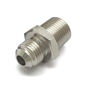 Adaptateur universel droit AN6 vers 3/8 NPT 37 °   Raccord évasé pour ligne d'huile, de carburant ou hydraulique de voiture de course et de rue - Product Image 2