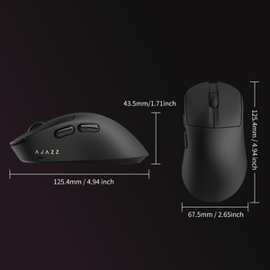 Ajazz Chuột Ba chế độ không dây Aj179 V2 Titan paw3950 42000DPI với đầu thu 1K và đế sạc từ tính - Product Image 5