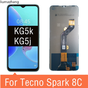 6.6 "chất lượng cao cho TECNO Spark 8C LCD hiển thị spark8c kg5k kg5j kg5n cảm ứng điện thoại di động màn hình số hóa lắp ráp thay thế - Product Image 3
