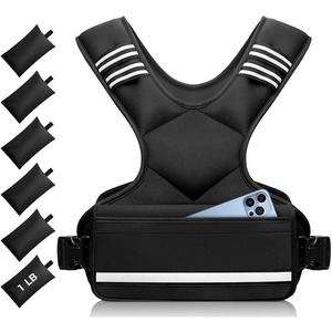 Gilet lesté réglable 4-32 lb, durable, nouveau style, multifonctionnel, pour la course en extérieur et l'entraînement - Product Image 1