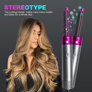OEM Profesional Air Styler 5 en 1 Secador Alisado Rizado Estilo Plancha <span class=keywords><strong>de</strong></span> <span class=keywords><strong>pelo</strong></span> Un paso <span class=keywords><strong>Cepillo</strong></span> <span class=keywords><strong>de</strong></span> aire caliente - Product Image 2