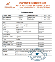 Poudre de L-leucine Astrawell, complément alimentaire, L-leucine CAS n° 61-90-5, poudre de L-leucine de qualité alimentaire