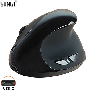 Không dây dọc chuột 2.4GHz quang Ergonomic chuột với USB-C có thể sạc lại pin có thể điều chỉnh DPI 800 1200 1600 cho công việc - Product Image 1