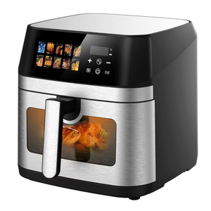 New Style 8L <b>Square</b> Oil-Free Smart Air Fryer 10-in-1 Stainless Steel Digital Air Fryer for Household Healthy Cooking 1. 360. Rap - Product Image 1