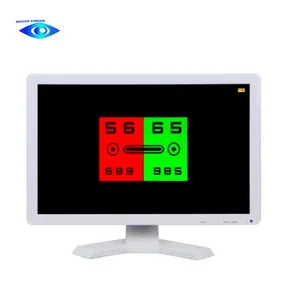 중국 고품질 3D 편광 컴퓨터 시력 차트 LED 시력 차트 19 인치 모니터 눈 테스트