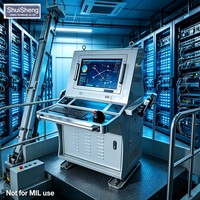 Console d'opérateur robuste pour camions et véhicules de construction, avec écran tactile étanche IP68, compatible CAN Bus SAE J1939