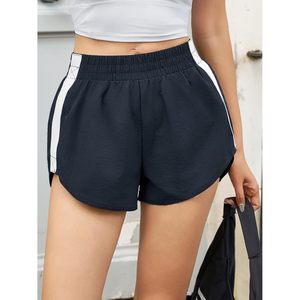 Fisoew Pantalones cortos deportivos para mujer, de cintura alta, de secado rápido, para correr - Product Image 5