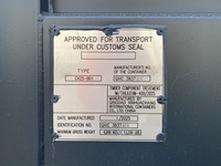 Conteneur de transport en acier portable, mini-conteneur de 8 pieds, résistant à la corrosion, résistant aux intempéries, verrouillable, ISO CSC