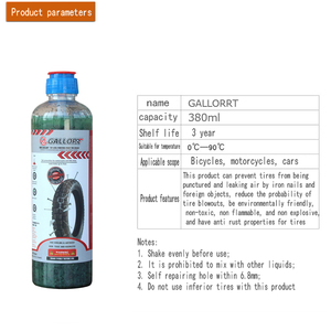 GALL 380ml 500ml sigillante per pneumatici per <span class=keywords><strong>auto</strong></span> veicolo elettrico vuoto per riparazione di liquidi per la riparazione di pneumatici le spedizioni di fabbrica possono essere importate esportate - Product Image 3