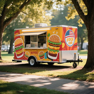 2025 Jamaica Truck Full <b>Kitchen</b> Concession <b>Mobile</b> Bar Trailers Food Cart Catering Trailer - Product Image 2