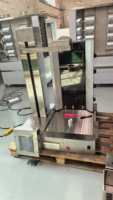 Trancheuse à viande en acier inoxydable BBQ Moyen-Orient Grils de plaque chauffante Poulet Rôtisserie Gaz Doner Robot Coupe automatique Shawarma kebab Machine