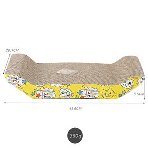 Penjualan terlaris papan goresan kucing kertas bergelombang mainan cakar hewan peliharaan aman dan tidak beracun untuk kucing - Product Image 5