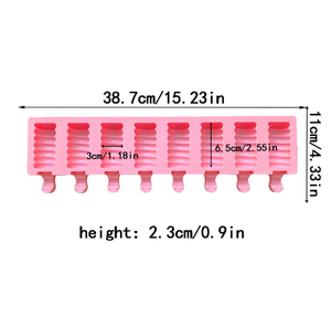 Moule à crème glacée en silicone à 8 cavités <span class=keywords><strong>bricolage</strong></span> blocs <span class=keywords><strong>de</strong></span> construction arbre <span class=keywords><strong>de</strong></span> noël diamant gouttes amour moule à <span class=keywords><strong>glace</strong></span> pour enfants - Product Image 6