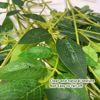 12 Stück künstliche Glyzinien Blumen Rattan Hochzeits bogen Kranz hängen gefälschte Schnur Girlande Vine Leaf Rattan Trail ing Silk Flower