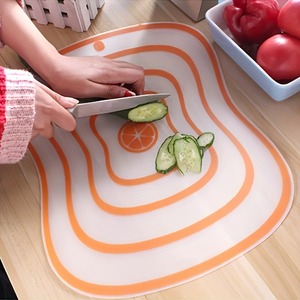 Planche à découper les fruits givrée antidérapante transparente pour cuisine, usage domestique, pièce unique - Product Image 2