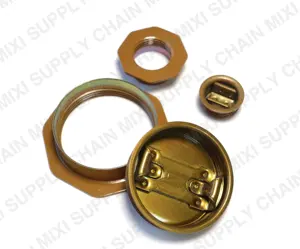 Drum Closure 2 Inch and 3/4 Inch Lacquered Flange and Plug with Gasket for Oil Steel Barrel