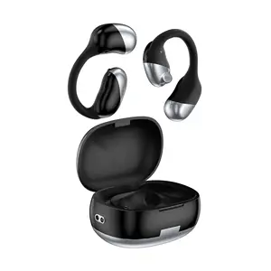 OWS Silicon Ear Hook Headphones Cancelamento de Ruído Ativo IPX Impermeável Esportes Fones De Ouvido Sem Fio Microfone Do Telefone Móvel