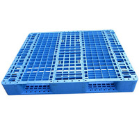 Palette en plastique à pont fermé à face unique | Matériau HDPE vierge 100%