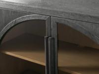 Français rétro en bois massif meuble TV buffet salon maison en détresse casier américain à quatre portes casier personnalisé