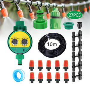 Système d'<span class=keywords><strong>arrosage</strong></span> automatique de jardin avec double cadran et électrovanne moteur Batterie sèche Irrigation goutte à goutte OEM personnalisable - Product Image 1