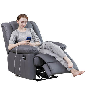 XR-8002 Лидер продаж, кожаное ручное кресло, массажное кресло, кресло <span class=keywords><strong>Okin</strong></span>, вращающееся и вращающееся - Product Image 1