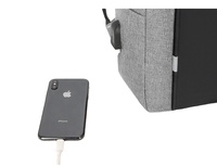 Vente en gros 2025 Nouveau sac à dos pour ordinateur portable Usb Smart Business Fiber Polyester avec serrure de sécurité