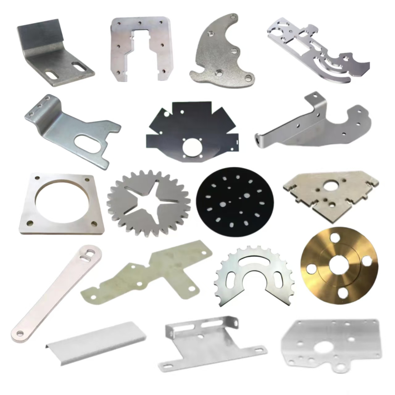 Custom Sheet Metal Processing Service Metal Laser Cutting Parts Aluminum Stainless Steel Copper Custom Laser Cutting Service