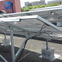 Facile à installer, vente en gros, système de fixation de tuiles solaires en zinc-aluminium-magnésium pour panneaux solaires