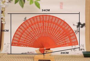 Wholesale Wedding Souvenir Bamboo Handheld Custom Wooden <b>Hand</b> <b>Fan</b> - Product Image 3